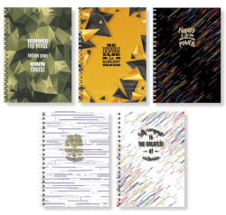 Patria Spirálfüzet pd Inspiration A/4-100 lapos többtantárgyas