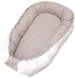 Wikids babafészek kókuszbetéttel - Fehér Wellsoft / Mogyi Pöttyös