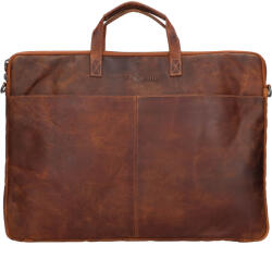 Greenwood Férfi bőr laptoptáska Greenwood Malony - világosbarna