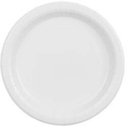  Fehér papírtányér, 18 cm, 6 darabos csomag (TPP90-008)