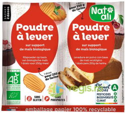 NAT-ALI Praf de Copt fara Gluten Ecologic/Bio 2x7g