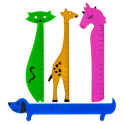  Vonalzó műanyag Centrum 15 cm állatok (PAP0011-1101)