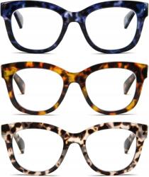  KoKoBin női/férfi olvasó- és számítógépszemüveg +2.00 szett 3 db (B0BX68D8RT)