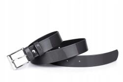  Öv klasszikus öv, antracit lakk, 3 cm