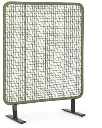 Bizzotto Paravan decorativ otel gri charcoal verde Babilo 120x50x150h (0663960)
