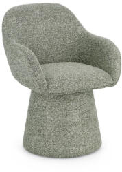 Bizzotto Fotoliu rotativ textil buclat verde Antara 58x60.5x81.5h (0734545)