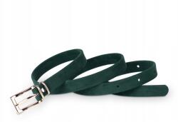 Kaletnik Öv női klasszikus üvegzöld velúr 1, 5 cm (PPE15-DG1VEL1GOLD115)