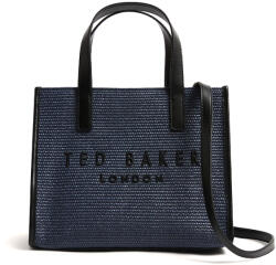 Ted Baker Geantă mică Paolina Faux Raffia Small Icon 284037 navy (284037 navy)