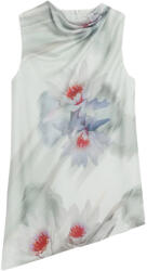 TED BAKER Top Keelynn Printed Drape Neck 283543 mid green