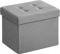 SONGMICS Puff Kárpitozott Nappali Ülőgarnitúra Songmics Szék Szürke (LSF102G02)