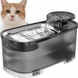  Macska Itatókút Kisállat Vízadagoló Víz-Elektromosság Elválasztás 2.5L (d4gb6fh56gh4jh2b4j564khgj6h4gjbnmb)