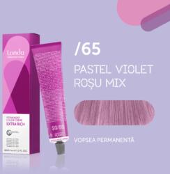 Londa Professional Vopsea de par permanenta Londa Professional Permanent Color Cream 65, Mix Pastel Violet Rosu, 60 ml