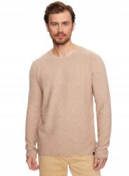 Indicode Bézs Férfi Pulóver Kerek Nyakkivágással Pamut XL Rdl
