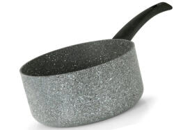 FLONAL Cratita Flonal Pietra Viva cu maner pentru sosuri, 16 cm, antiaderent Magma-Tech, baza 3 mm, gaz/electric/vitroceramic