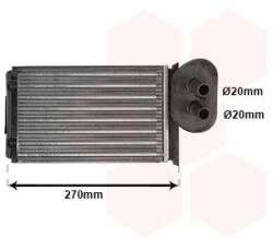 VAN WEZEL Výmenník tepla vnútorného kúrenia VAN WEZEL 58006296 (58006296)