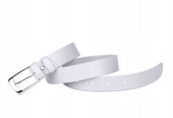  Öv klasszikus öv, matt platina színű, 3 cm széles