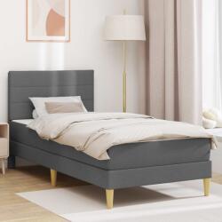 vidaXL Рамка за легло 80 x 200 cm Тъмен сив (3414925)