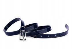  Öv klasszikus öv, sötétkék lakk, 1, 5 cm, 90 cm (PPE15L-NB1S90)