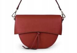  Bőr kézitáska Vera Pelle Nastri Piros (VPL0315-R)