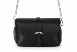  Estélyi bőr kézitáska Vera Pelle Piccolo fekete (VPL0303-B)