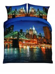 ePosciele Ágyneműhuzat 200x220 Lepedő Párnahuzat Kutyák Macskák (POŚCIEL 200x220 + PRZEŚCIERADŁO PSY KOTY 4cz.)