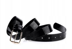 Kaletnik Öv klasszikus fekete lakk öv 3 cm (PPE29L-B1GOLD105)