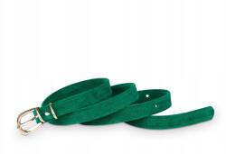 Kaletnik Öv klasszikus öv, traviasty velúr, 1, 5 cm széles (PPE15-GRASS1VEL1GOLD120)