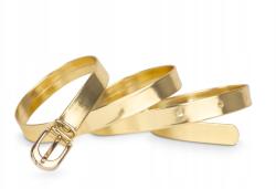 Kaletnik Öv női klasszikus arany lakk 1, 5 cm 100 cm (derékbőség 73-91 cm) (PPE15L-GOLD1GOLD100)