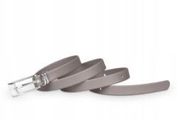  Öv klasszikus öv, taupe matt színű, 1, 5 cm széles