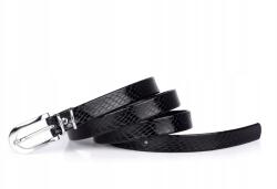  Öv női klasszikus fekete pikkelyes 1, 5 cm-es