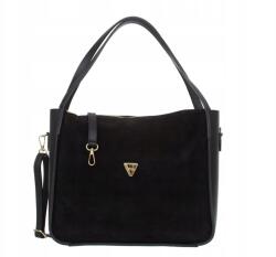 Vezze Velúr kézitáska Vezze Hárfa fekete (VEZ027-B)