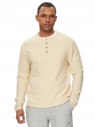 Indicode Ekrü Férfi Pulóver Gombokkal A Nyakkivágáson Pamut L Rdl