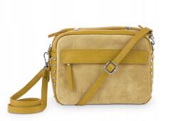  Bőrtáska Koffer Vera Pelle Sáfránysárga (VPL0321-SAF)
