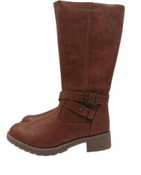 Anna Field Barna Térdig Érő Bélelt Csizma 37 Kzm 37 (12354)