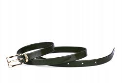  Öv klasszikus öv, khaki lakk, 1, 5 cm széles