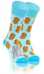 Sesto Senso Férfi Zokni pamut hosszú színes zokni mogyoró mintás *35-38 (Skarpetki kolorowe)