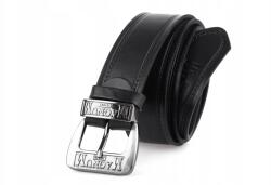  Férfi bőr öv, Magnum Jeans, fekete, 125cm, 3.8cm széles (CZM38MAGNUM-B125)