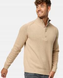 Indicode Bézs Férfi Pulóver Félcipővel És Gombokkal (35-739)