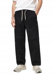 Indicode Fekete Egyenes Szárú Pamut Férfi Nadrág L Rłb