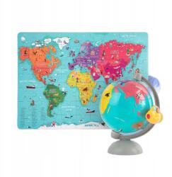 Topbright Animation Corporation Földgömb Puzzle Világtérkép a földgömbben 64 db-os Okos Gyerek Top Bright (6971325133060)
