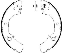 Textar Fékbetétek Opel Campo 96-03 91063400