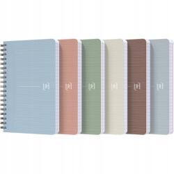 OXFORD Spirálos Jegyzetfüzet Oxford My Rec'Up 9x14cm/90k kockás vegyes színek (400155803)