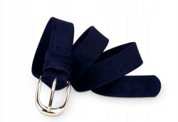Kaletnik Öv női klasszikus sötétkék velúr 3 cm (PPE29-NB1VEL1GOLD125)