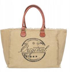  Vivi Paris Khaki Hétvégi Strandtáska Shopper Táska (10903-AN20-KH)