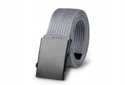 Kaletnik vászon öv, szürke, 3, 8cm széles, fém csattal (KLNPR40W21-GRAY120)