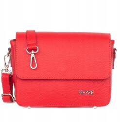 Vezze Kis Bőr Táska Vezze Lattina Piros (VEZ029-R)