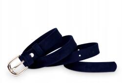 Kaletnik Öv klasszikus sötétkék velúr öv 2 cm (PPE18-NB1VEL1GOLD100)