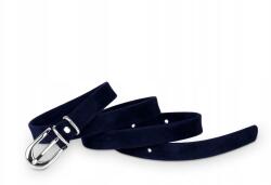 Kaletnik Öv klasszikus öv, sötétkék velúr, 1, 5 cm (PPE15-NB1VEL1S100)