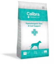 Calibra VD Dog Hypoallergenic Skin & Coat Support kutyatáp 12kg + Ajándék VD Dog Semi-Moist Snack Hypoallergenic jutalomfalat