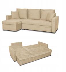  Bella Sarokkanapé Ágy Funkcióval, Family Meble, Bézs Velúr